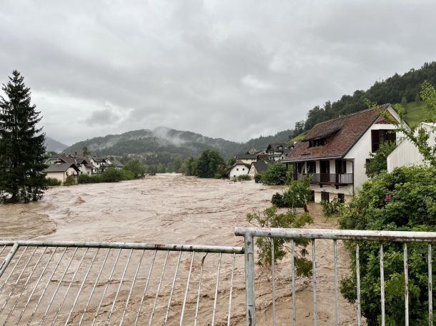 Škofja Loka pod vodo