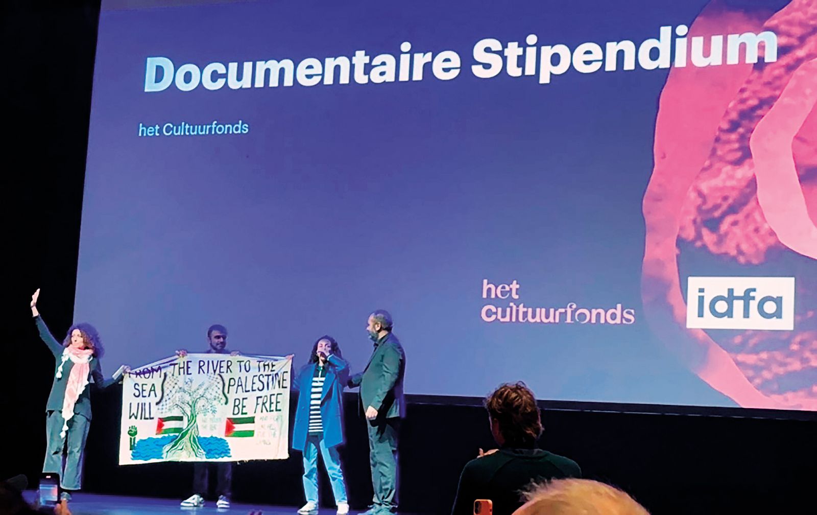 Prepovedan palestinski napis na filmskem festivalu