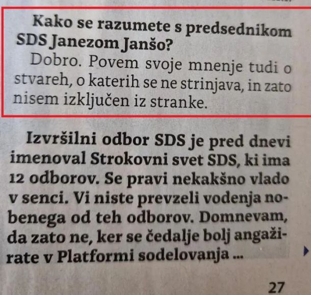 Anže Logar v intervjuju za Demokracijo: lahko govori z Janšo in ni izključen