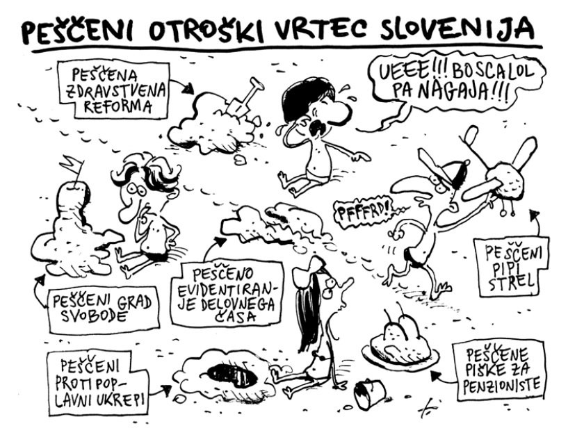 Peščeni otroški vrtec Slovenija