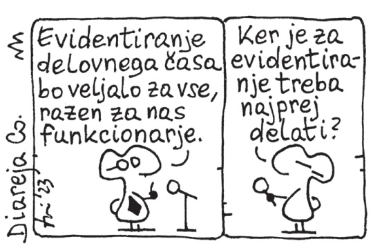 Funkcionarji in evidentiranje delovnega časa