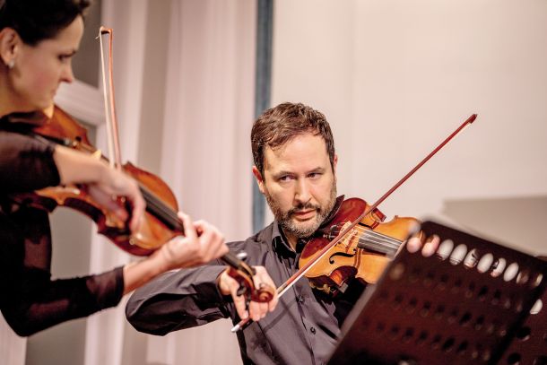 Lana Trotovšek / Ensemble Dissonance: Kreutzer sonata; Dvorana Wolfove hiše, KD Slovenj Gradec 