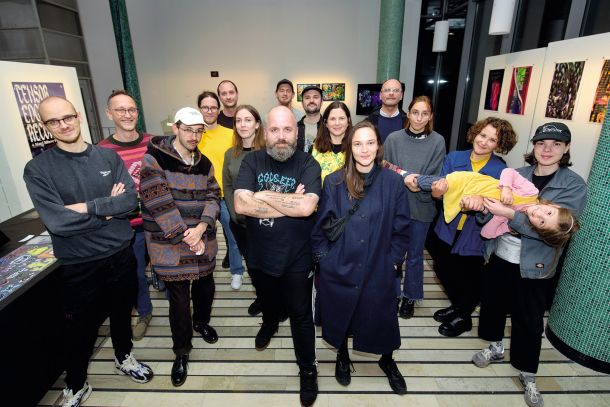 Razstavljavci in producenti Parameter; Adela festival generativnih umetnosti, Ljudmila, Kino Šiška, LJ