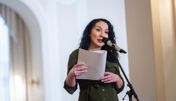 Slavnostna govornica Dijana Matković med nagovorom