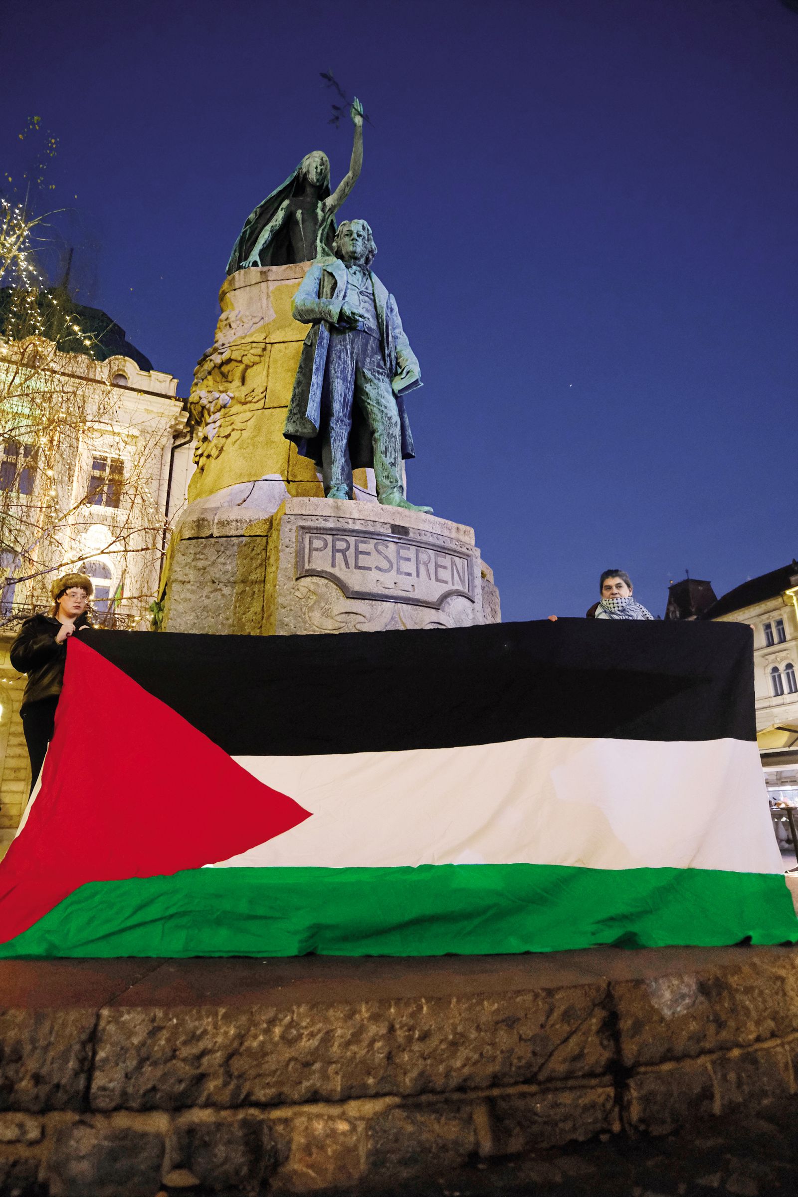 Protest za Palestino v Ljubljani | Janez Zalaznik