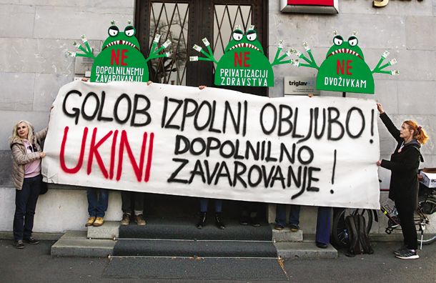 Protest iniciative Glas ljudstva, 7. april