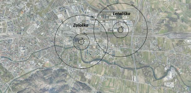 Na uradni predstavitvi projekta sežigalnice 6. julija letos sta bili kot možni lokaciji za postavitev ljubljanske sežigalnice prikazani le dve lokaciji, ki bi omogočali navezavo na infrastrukturo za odjem energije, in sicer ob Zaloški oziroma Letališki cesti