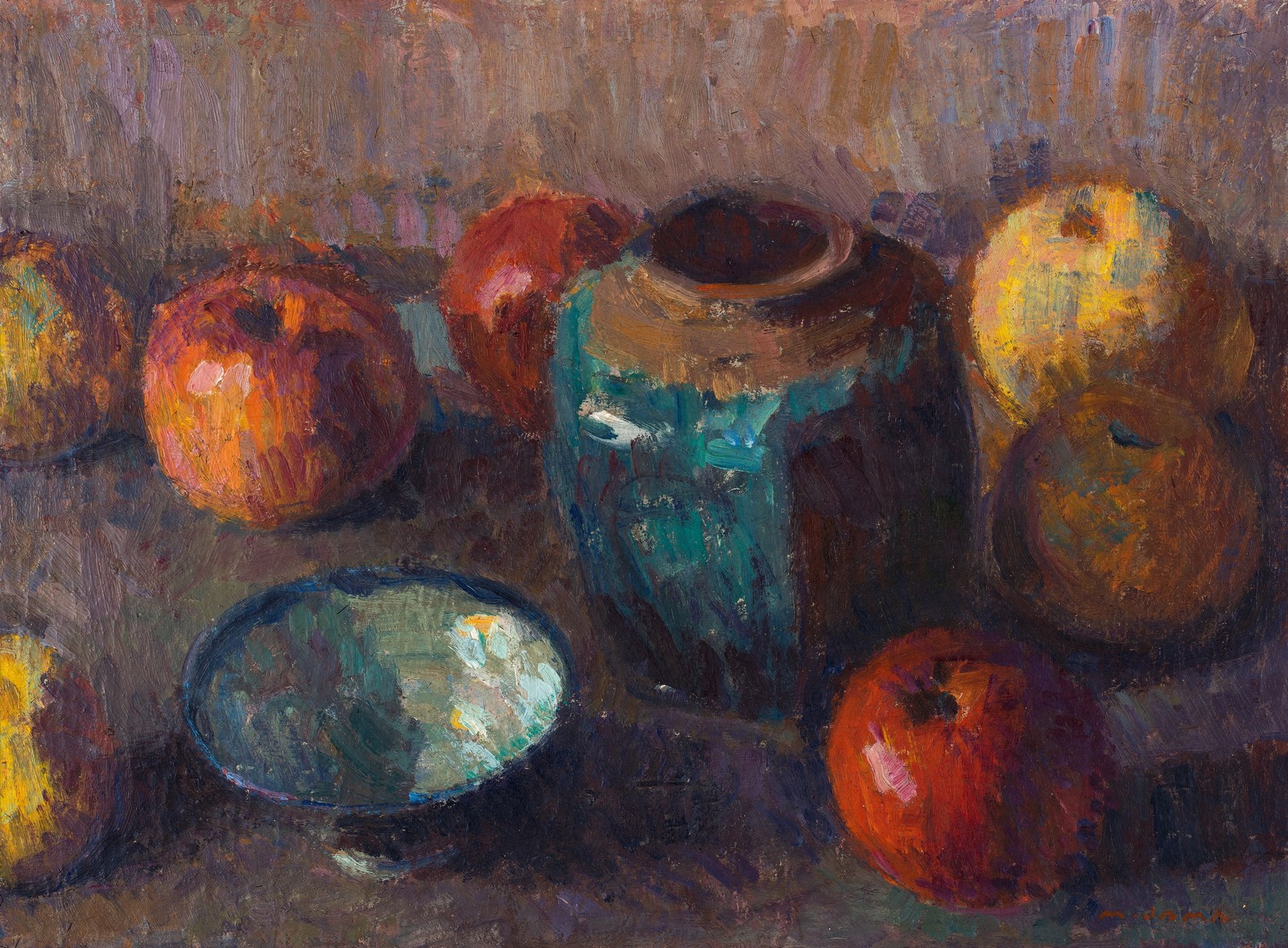 Matija Jama (1872–1947), Tihožitje (Jabolka), (Pred 1934) | Umetniška zbirka Kroples