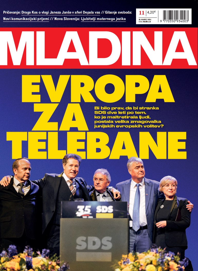 Naslovnica nove Mladine / EVROPA ZA TELEBANE