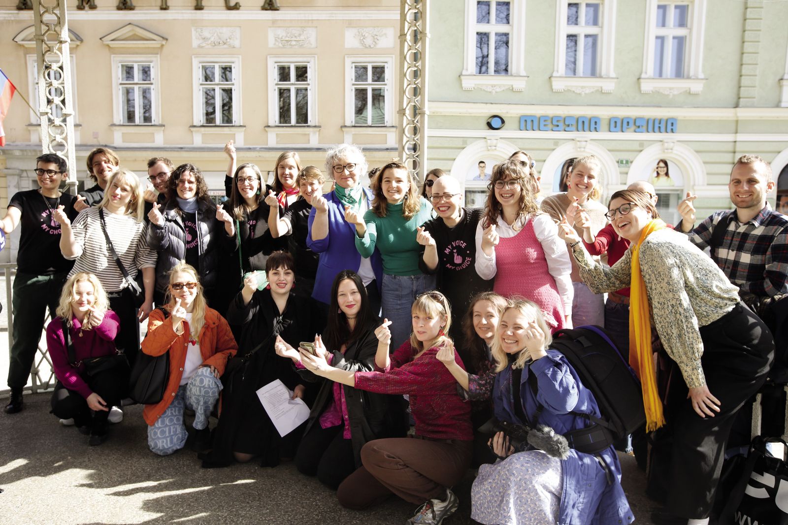 Začetek evropske kampanje »My voice, my choice« (Moj glas, moja izbira), ki jo po vsej Evropi vodi Inštitut 8. marec | Borut Krajnc