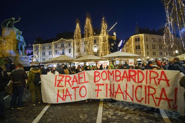 Shod v podporo Palestink in Palestincev v Ljubljani