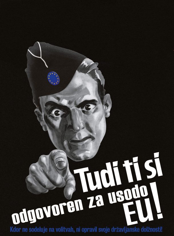 Oblikovanje Novi kolektivizem 2014 (predelava plakata Jožeta Beraneka iz leta 1944)