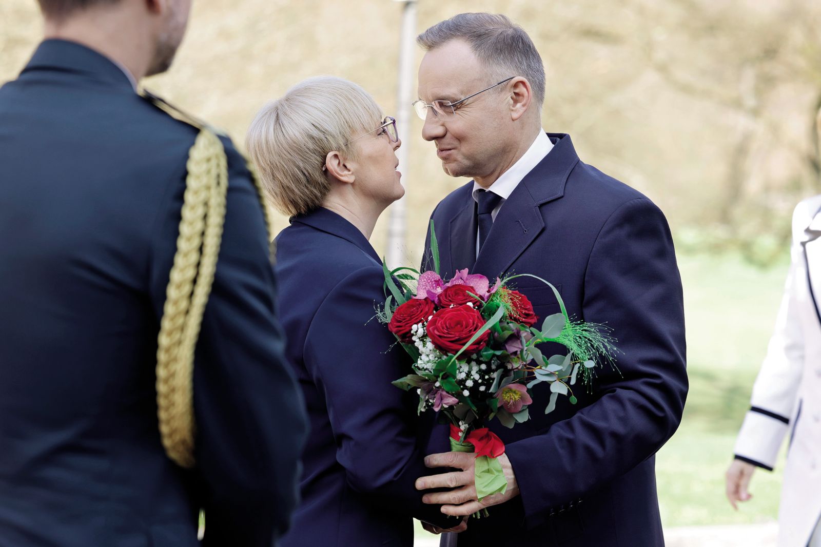 Predsednica Nataša Pirc Musar in poljski predsednik Andrzej Duda na Brdu | Luka Dakskobler