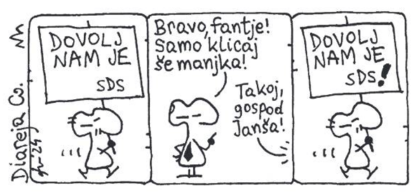 Diareja /  »Dovolj nam je SDS!«