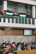 Protest za Palestino v državnem zboru 
