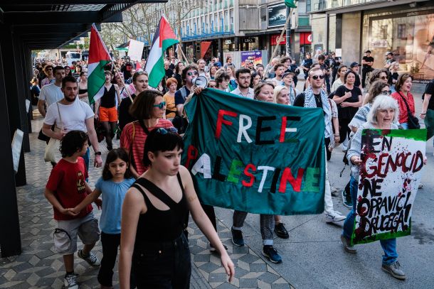 Nedeljski protest v Ljubljani