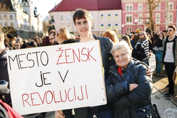 Protest proti nasilju nad ženskami (marec 2020)