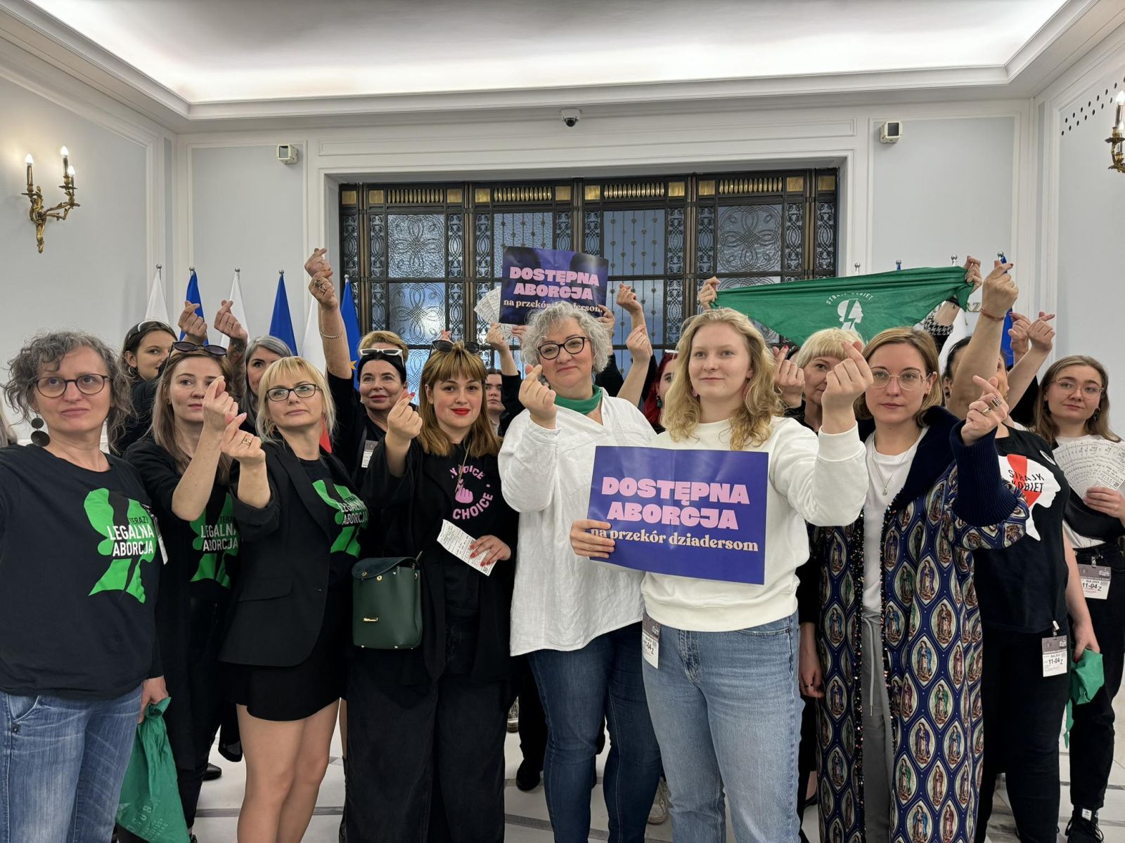 Predstavnice gibanja My Voice, My Choice