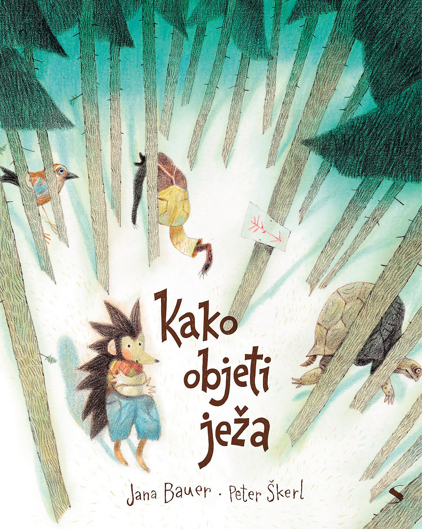 Uspešnica Kako objeti ježa izpod peresa Jane Bauer ter čopiča Petra Škerla je obema avtorjema prinesla ugledno nominacijo za spominsko nagrado Astrid Lindgren.