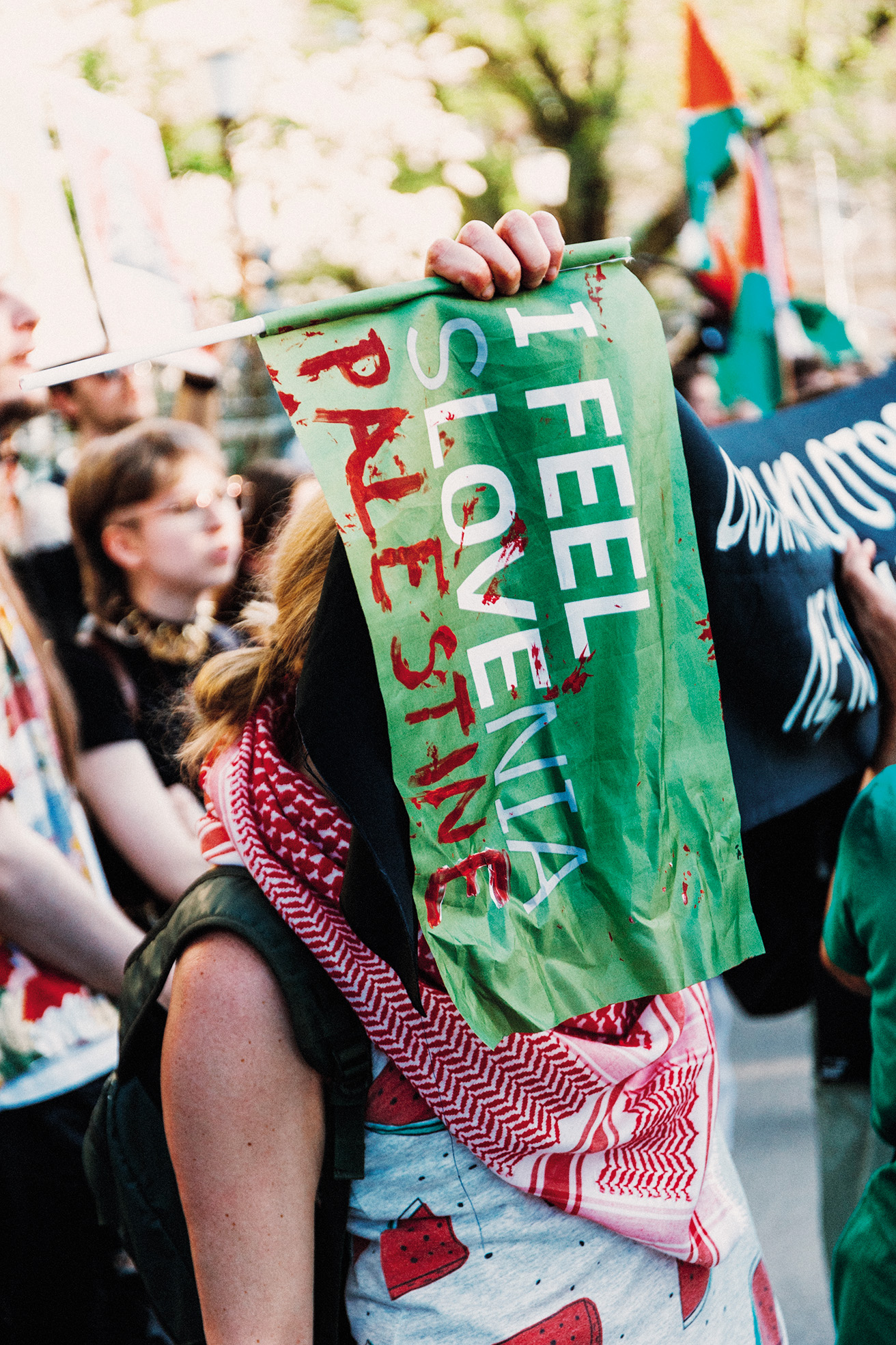 Vseslovenski shod za svobodno Palestino; Gibanje za pravice Palestincev; Trg republike, LJ | Martin Konič