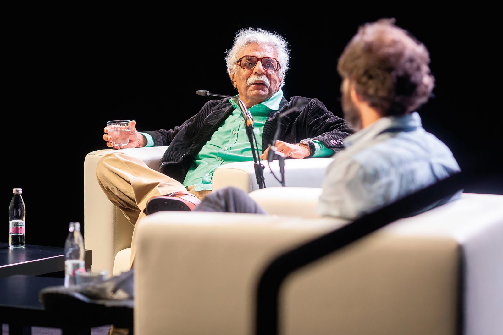 Tariq Ali in Srećko Horvat; Kristina kabaret, Cankarjev dom, LJ | Kristina Bursać