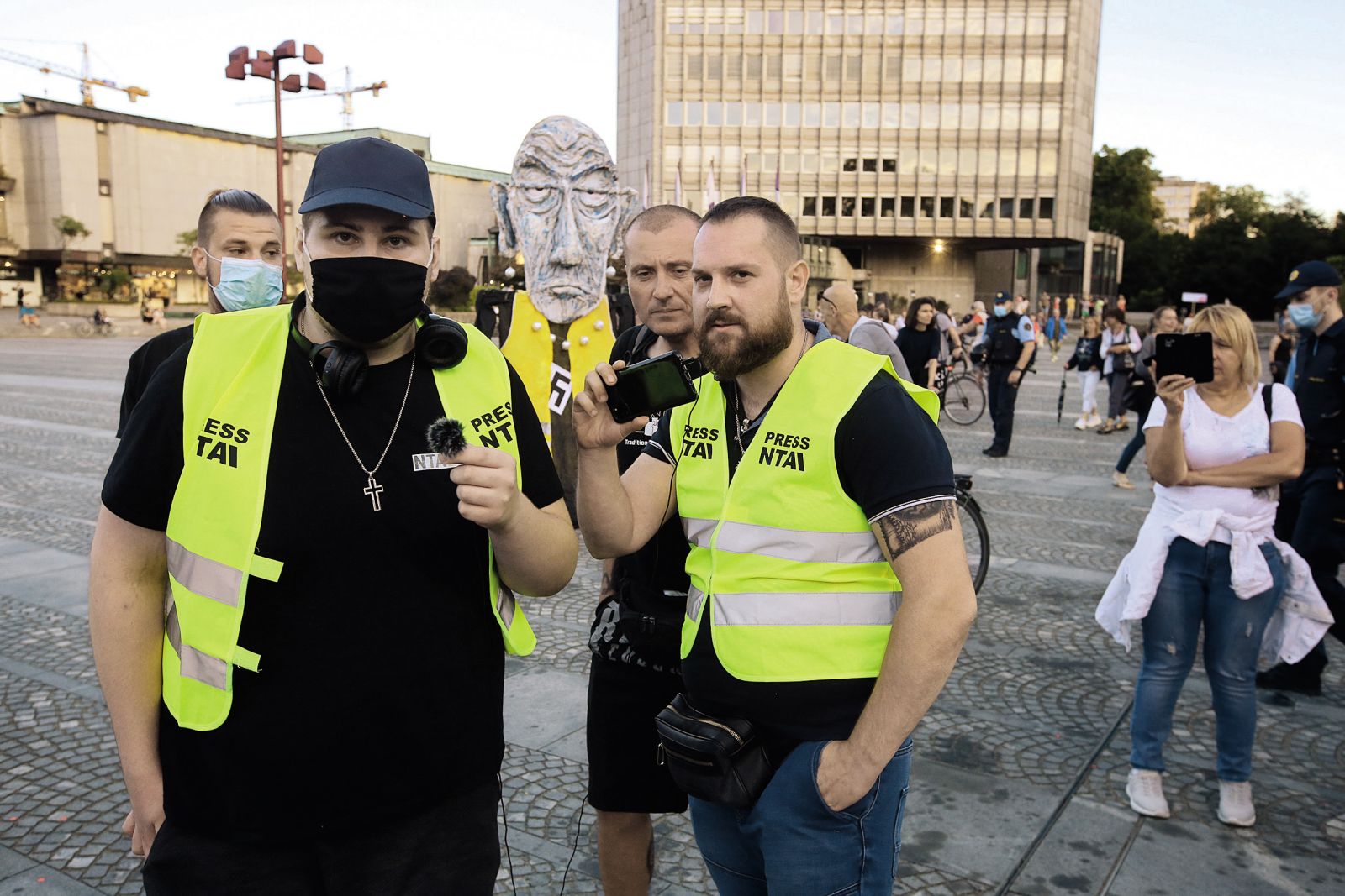 Urban Purgar kot »novinar« Nacionalne tiskovne agencije