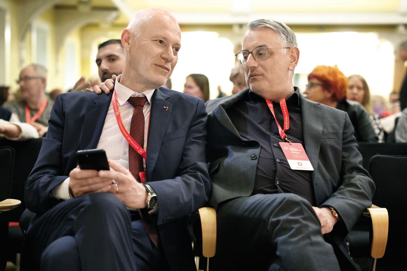 V ponedeljek po kongresu je Matjaž Han sprejel Milana Brgleza. Tovariško sta se pogovorila in si obljubila zvestobo. Milan Brglez naj bi zdaj srečo znova preizkusil na junijskih evropskih volitvah.