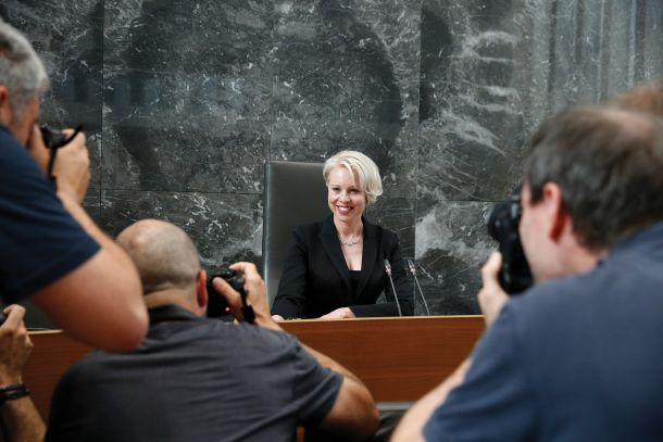 Urška Klakočar Zupančič, predsednica Državnega zbora (DZ) in podpredsednica Gibanja Svoboda, sicer pa nekdanja ljubljanska sodnica