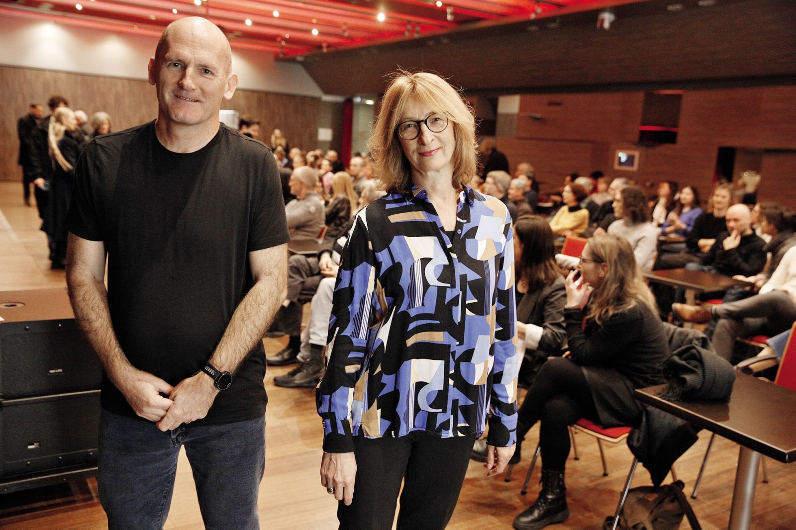 Alenka Zupančič in Peter Klepec; Sivo na sivem, cikel predavanj, Klub CD, Cankarjev dom, LJ | Borut Krajnc