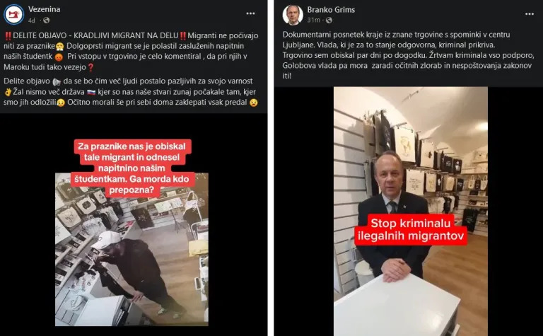 Andrej Okorn in Branko Grims: celo grafična obdelava objav ima morda istega avtorja