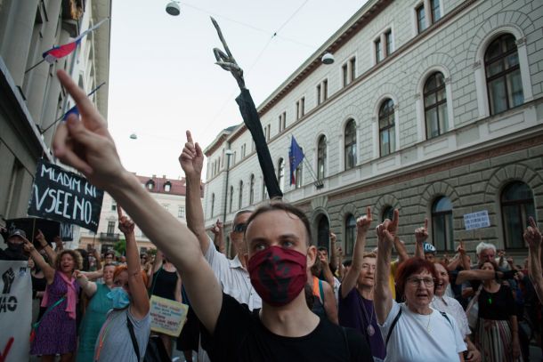 Petkov protivladni protest, Ljubljana leta 2020