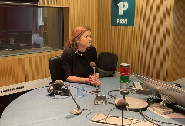 Tanja Fajon v oddaji Ob osmih