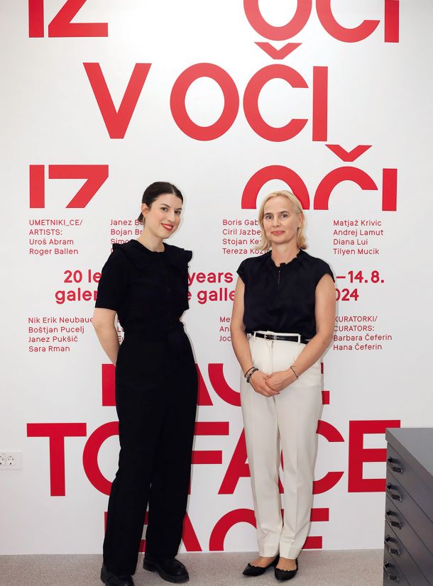 Kuratorki Hana Čeferin in Barbara Čeferin; Iz oči v oči: Skupinska razstava ob 20-letnici Galerije Fotografije, LJ