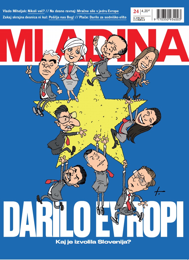 Naslovnica nove Mladine / DARILO EVROPI