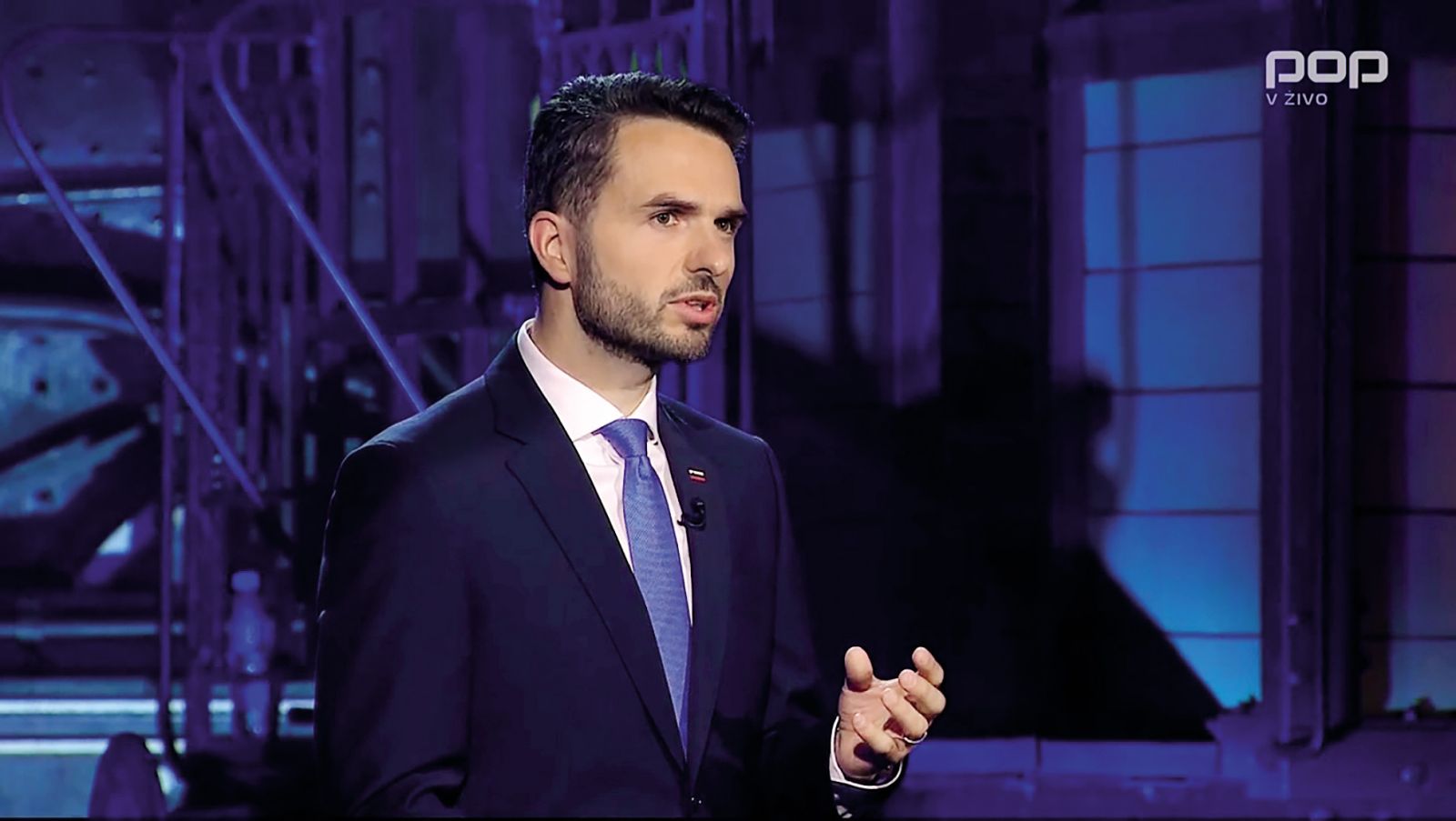 Matej Tonin v ponedeljkovem predvolilnem soočenju Evropske volitve 2024 