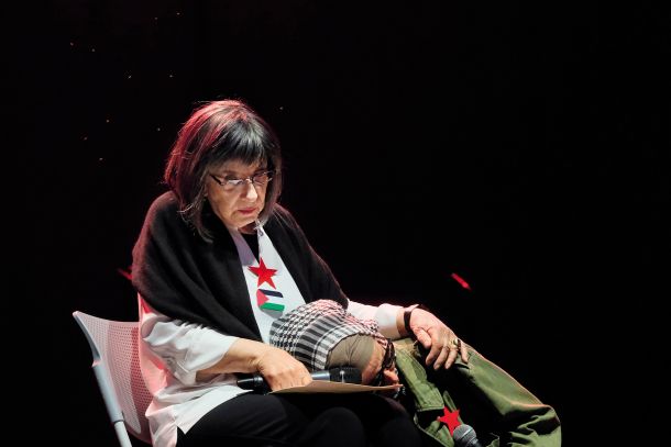 Svetlana Makarovič z gosti; koncert Nosil bom rdečo zvezdo 2024 – Za svobodno Palestino! Kongresni trg, LJ