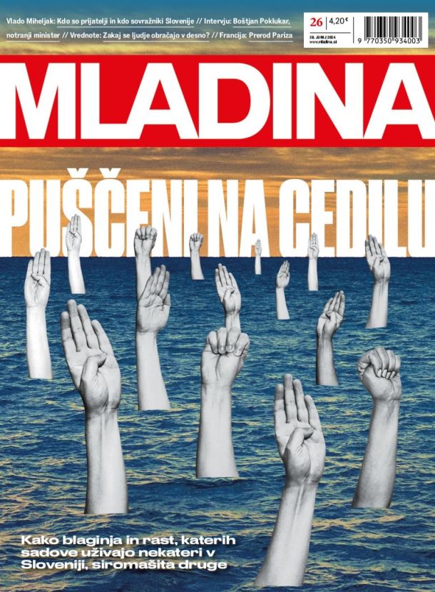 MLADINA 26 2024: PUŠČENI NA CEDILU