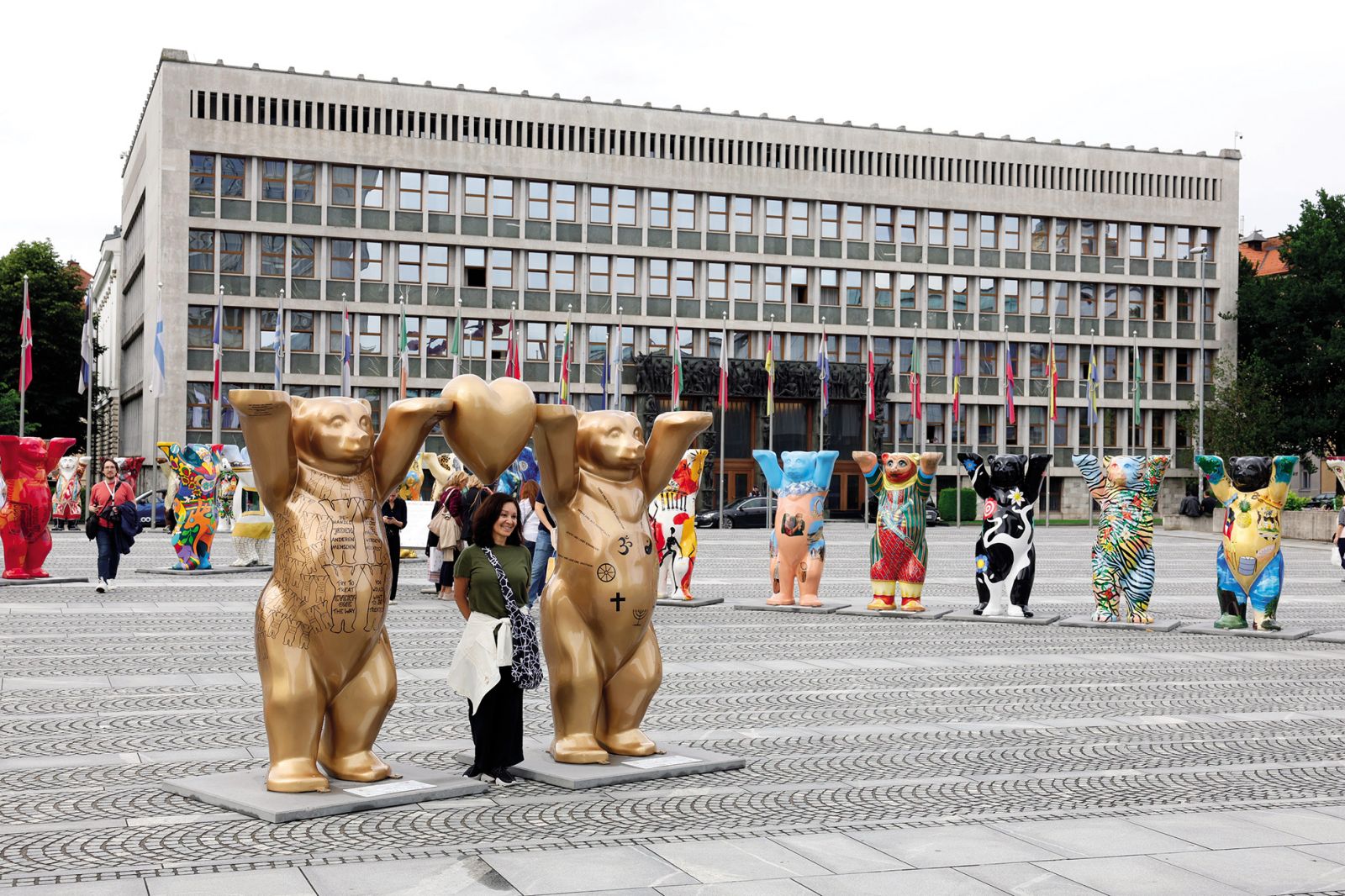 Razstava United Buddy Bears, Umetnost strpnosti, Trg republike, LJ | Borut Krajnc