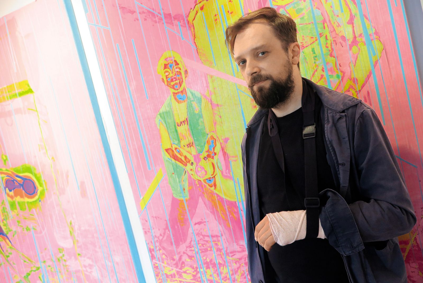 Mito Gegič: Hranilec si. Z ukradenim glasom, Galerija Ivana Groharja, Škofja Loka | Tina Dobrajc