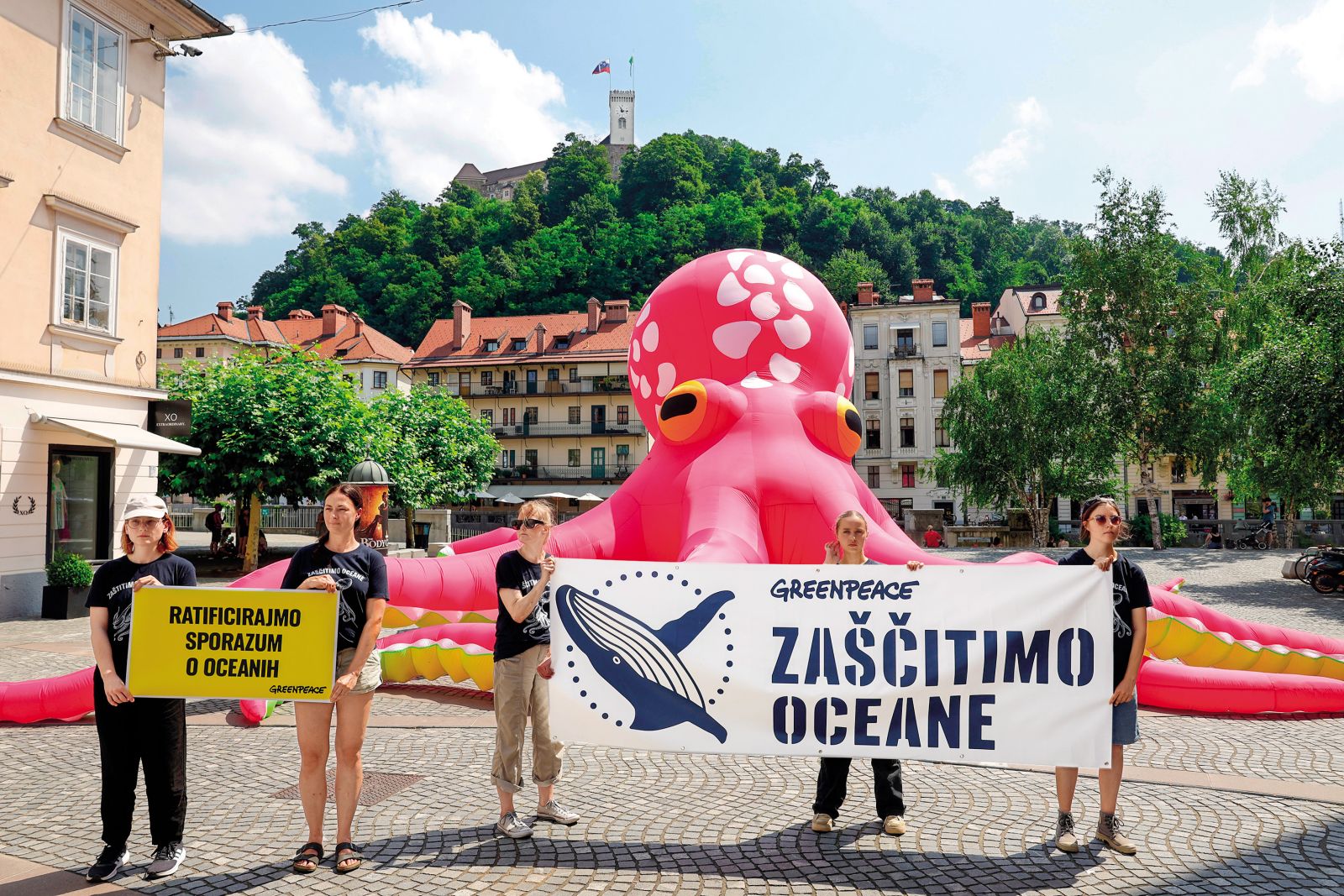 Greenpeaceov poziv vladi, naj nujno sproži proces ratifikacije sporazuma Združenih narodov o oceanih / | Borut Krajnc