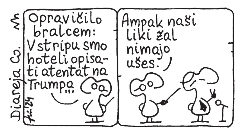 Opravičilo bralcem