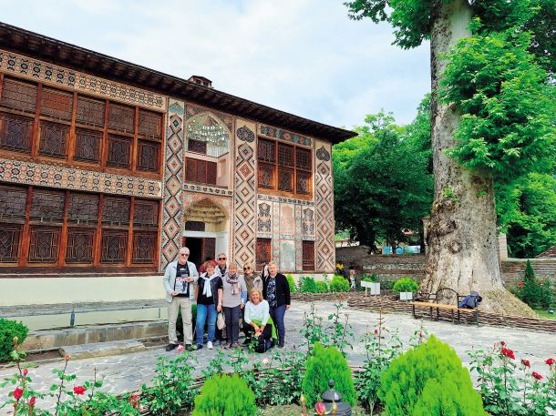 Palača šekijskih kanov, Šeki, Azerbajdžan 
