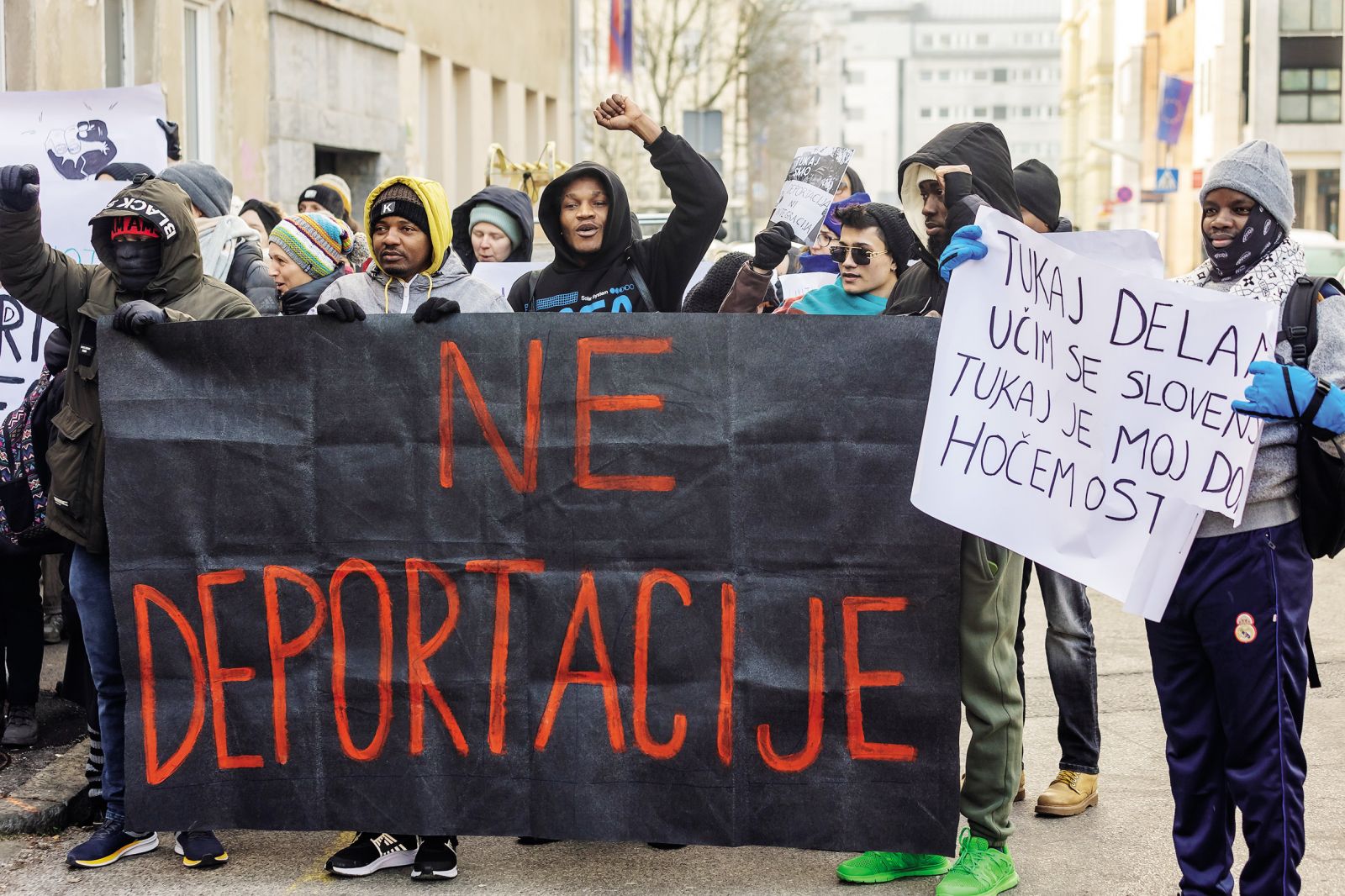 Protest proti deportacijam v Ljubljani | Črt Piksi
