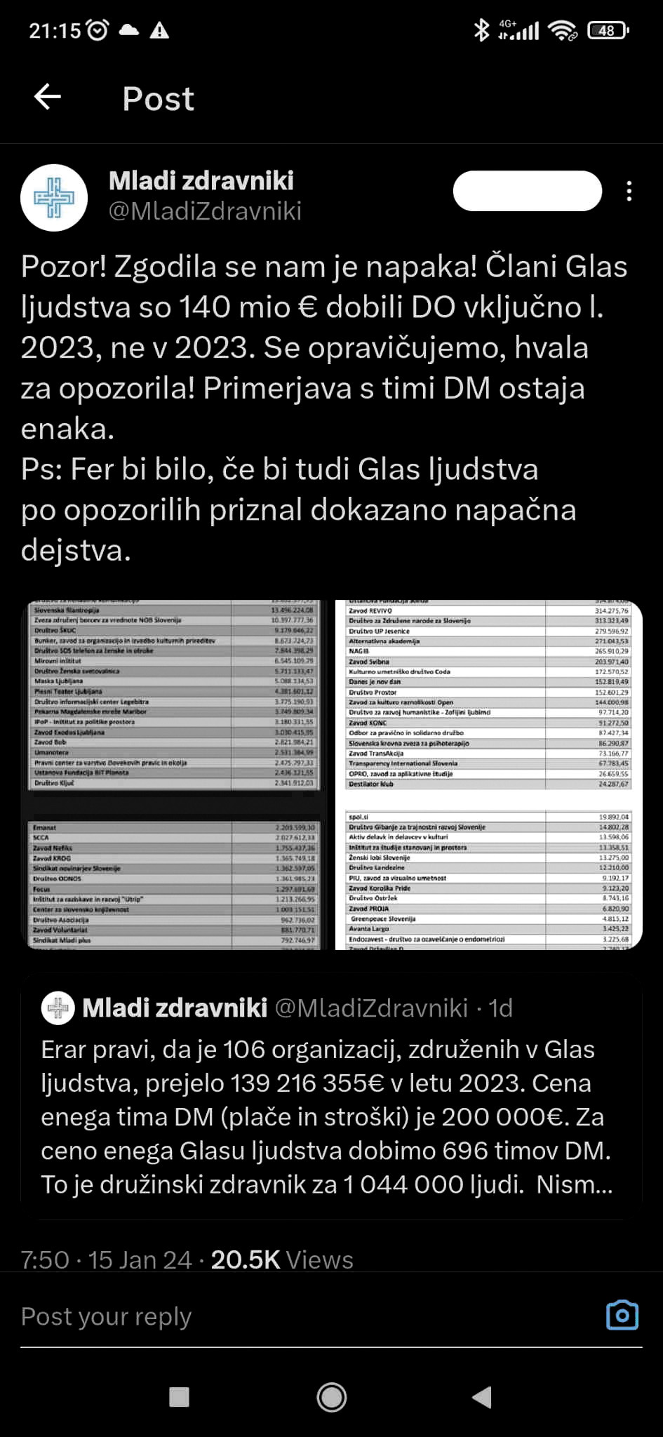 Neprepričljivo opravičilo