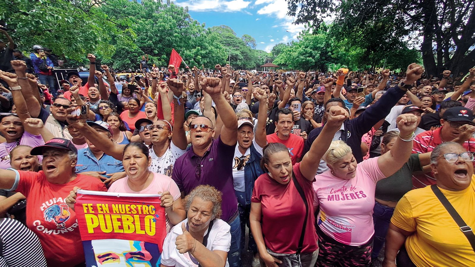 Shod chavistov v Maracayu, 30. julij