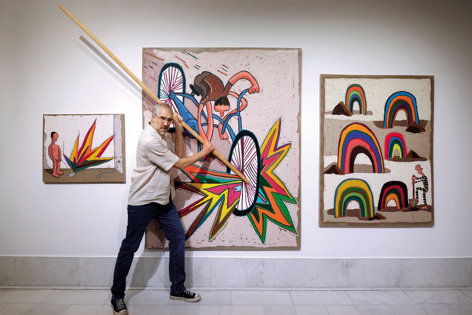 Arjan Pregl: Slikarske samosabotaže, Galerija Kresija, LJ | Borut Krajnc