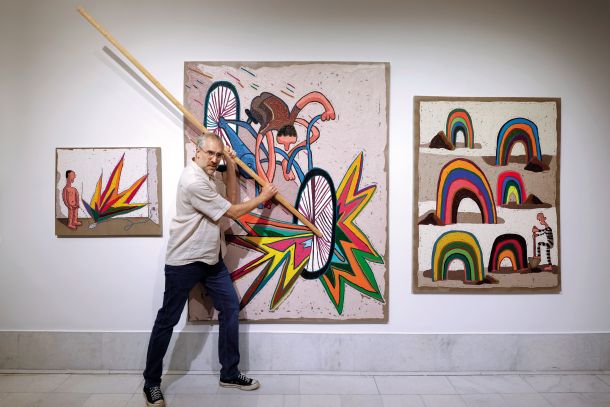 Arjan Pregl: Slikarske samosabotaže, Galerija Kresija, LJ