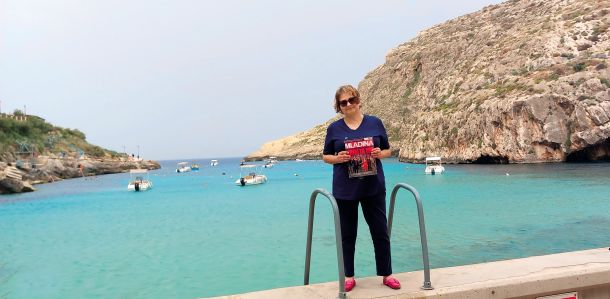 Zaliv Xlendi, otok Gozo, Malta 
