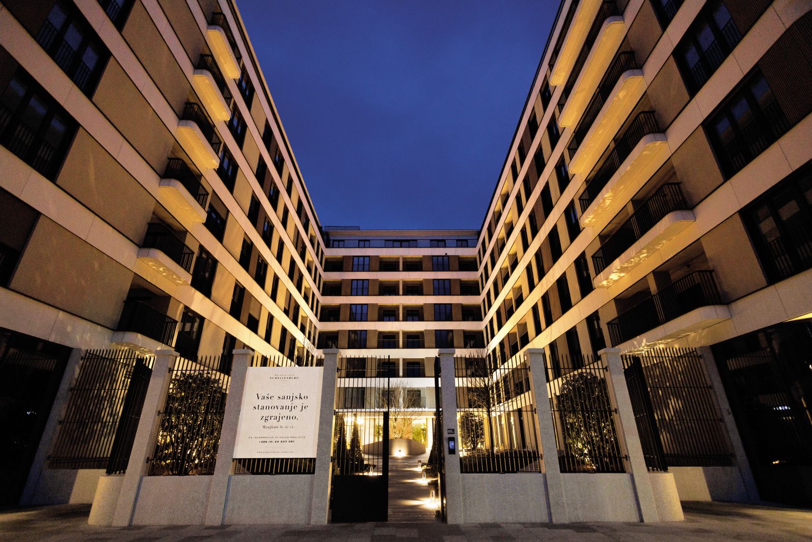 Brez prižganih luči v elitni soseski v Ljubljani