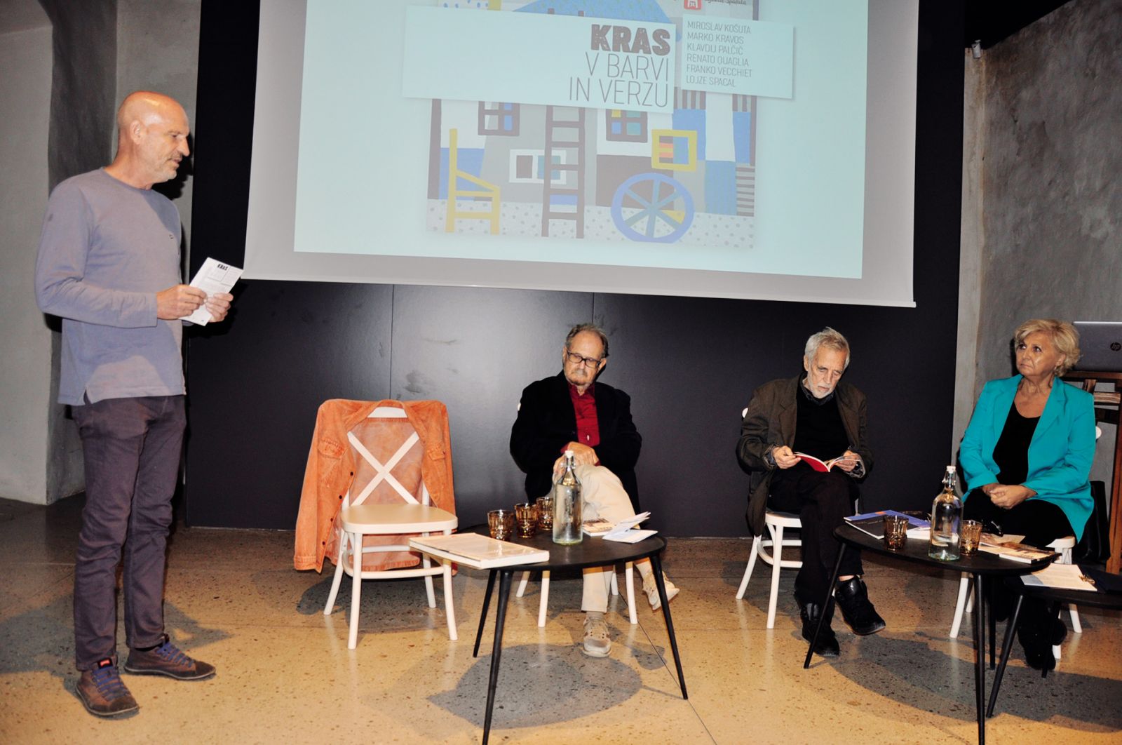 Umetniški večer: Franko Vecchiet in Marko Kravos; Marko Arnež, Marko Kravos, Franko Vecchiet in Nelida Nemec, Štanjel | Olga Knez